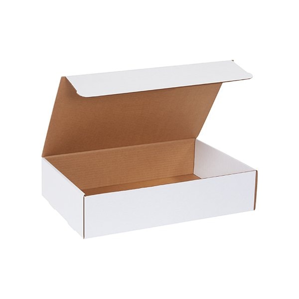 17 1/8 x 11 1/8 x 4'' White Literature Mailers, 50PK